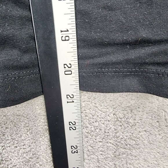 Womens Mighty Fine Black Leopard Print Pumpkin T Shirt Short Sleeve Halloween M - Picture 7 of 7